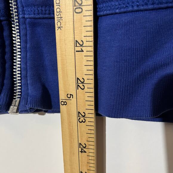 Vintage‎ Y2K Nike Purple Spell Out Full Zip Mock Neck Sweater Womans Size Medium - Picture 6 of 7